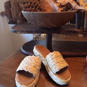 A New day Raffia Sandal Slide